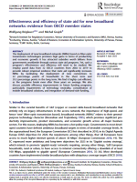 effectiveness and efficiency of state aid for new broadband networks